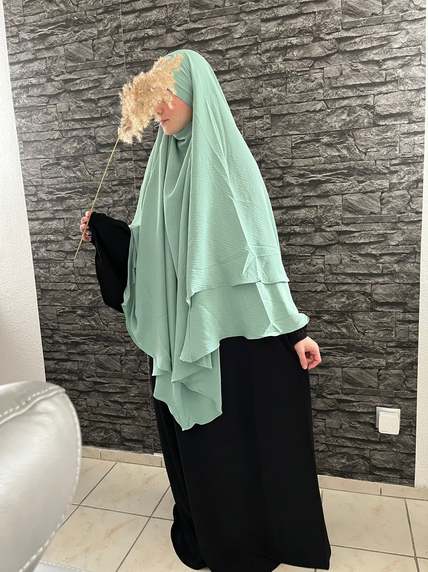 Khimar zweilagig