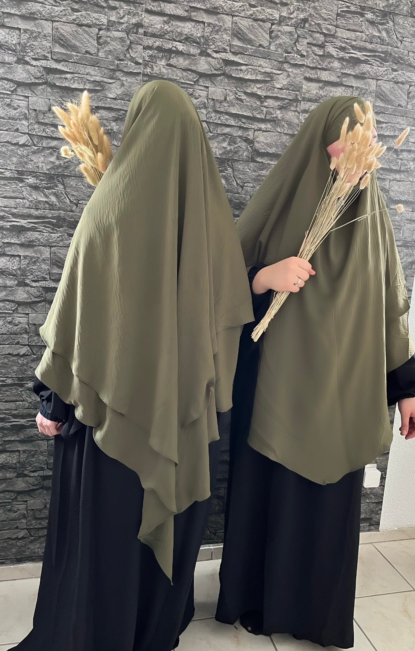 Khimar zweilagig